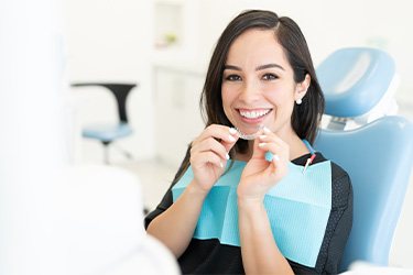 Patient in St. Joseph getting Invisalign